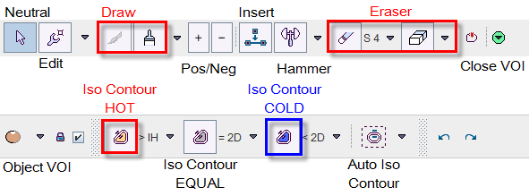 Contour Modes Toolbar