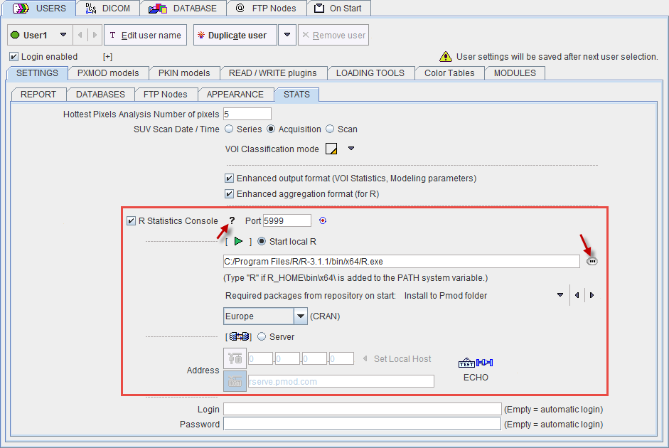 R Configuration