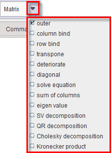 RCommandToolbarMatrixSelection