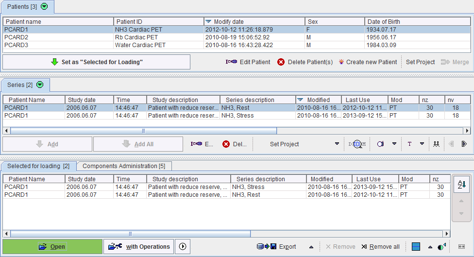 PCARD LOad from DB